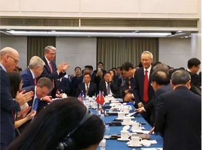 中美经贸磋商机制首次会议开始举行